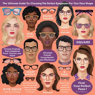 Choose eyeglasses for your face online